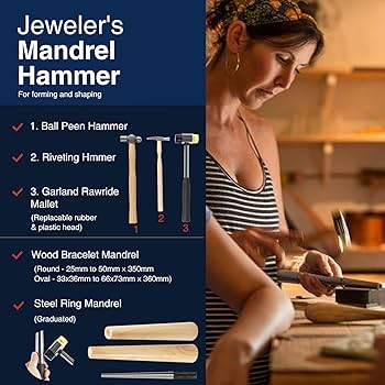 メタルのジュエリークラフト Amazon.co.jp: sixcow Metalsmith ツールキット 初心者 - 見習い